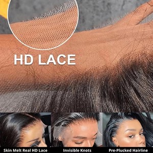 Parrucche di Alta Qualità in <span class=keywords><strong>Capelli</strong></span> Umani con Frontale in Pizzo, Densità 250, Bob Liscio, Dropshipping, 100% <span class=keywords><strong>Capelli</strong></span> Brasiliani Vergini - Product Image 5