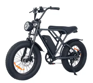 Factory Direct Sale V8 500w Motor E-bikes 15ah Lithium Battery Electric Bicycle Fat Tire Electric Bike