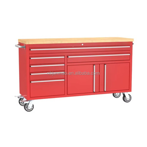 152cm Cold Rolled Steel Powder Coated Rolling <strong>Tool</strong> Cabinet 6 Drawers Flat Key Lock 45kg Capacity Garage Storage Casters OEM - Product Image 1