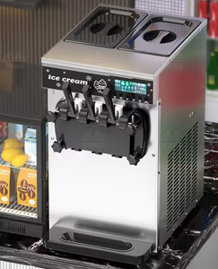 High Productivity Three Flavors Stainless Steel Commercial Soft <b>Ice</b> Use AS-BQL128 High-Power Consumption - Product Image 1