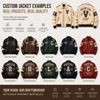 Blouson aviateur en cuir esthétique à fermeture éclair, personnalisable avec logo, style universitaire, pour homme, streetwear, fabricant OEM
