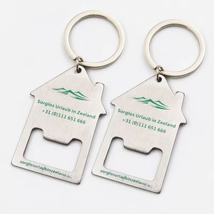 Beer Bottle Opener Oneway Factory Cheap Wholesale Stainless Steel Zinc Alloy Metal <b>Custom</b> Souvenir Bottle Opener <b>Keychain</b> - Product Image 1