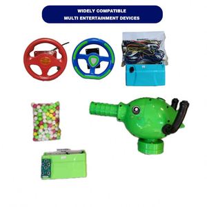 Kit d'accessoires pour machine de jeu d'arcade pour enfants Ninix : Volants bicolores, faisceau de câblage, boules décoratives, pièces d'opération - Product Image 2