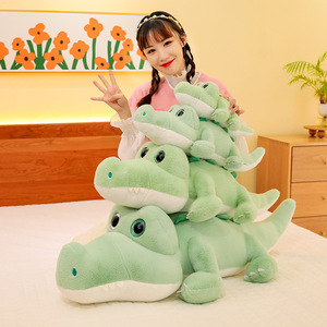 Phim hoạt hình lớn mắt cá sấu đồ chơi sang trọng màu xanh lá cây cá sấu sang trọng Thú nhồi bông đồ chơi dài ngủ Gối quà tặng trẻ em - Product Image 2