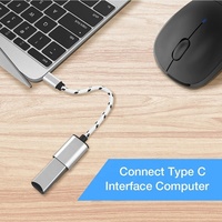Kabel Ekstensi USB C 15CM USB 2.0 Tipe C Male ke Female Adaptor OTG Berlapis Nikel Bersertifikasi CE ROHS Garansi 12 Bulan