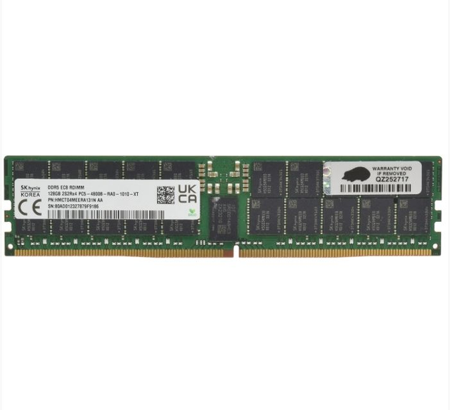 Original New SK Hynix 128GB DDR5 4800MHz RDIMM ECC Server Memory