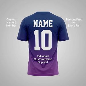 Maillot de football rétro version thaïlandaise, version fan, avec combinaison de couleurs personnalisée pour les couleurs d'école et l'identité des équipes nationales - Product Image 6