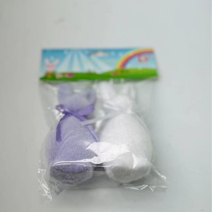 Decoratief stuk met stapelcoating Paashaas Gebreid Schattig konijn Meerkleurig Schattig konijn Premium bureaublad - Product Image 3