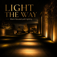 Projecteur LED 7W à tête unique pour pelouse, DC12-24V, à piquet, pour éclairage paysager/arbre de jardin, IP65, en aluminium