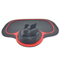 Vente chaude tapis de rangement de voiture nouveau multi-fonctionnel anti-dérapant tapis de voiture support de téléphone voiture carte de stationnement temporaire tapis anti-dérapant