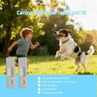 Kit de test rapide d'anticorps Toxoplasma avec 10 tests/kit, résultats en 5 à 10 minutes pour chiens et chats - Bandelettes de diagnostic vétérinaire