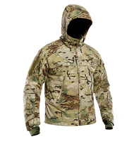 Veste thermique d'hiver pour homme en nylon 500D, extrêmement résistante au froid, pour le cyclisme, l'escalade, les activités de plein air, imperméable, tactique, camouflage