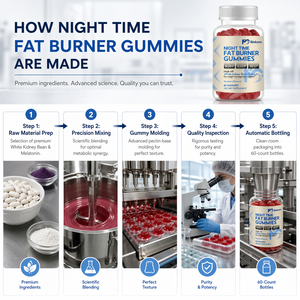 Capsules Brûle-Graisse Nocturnes Mélatonine Haricot Blanc Café Vert Mélisse <span class=keywords><strong>Passiflore</strong></span> Vitamine D3 B6 Immunité Adulte - Product Image 4