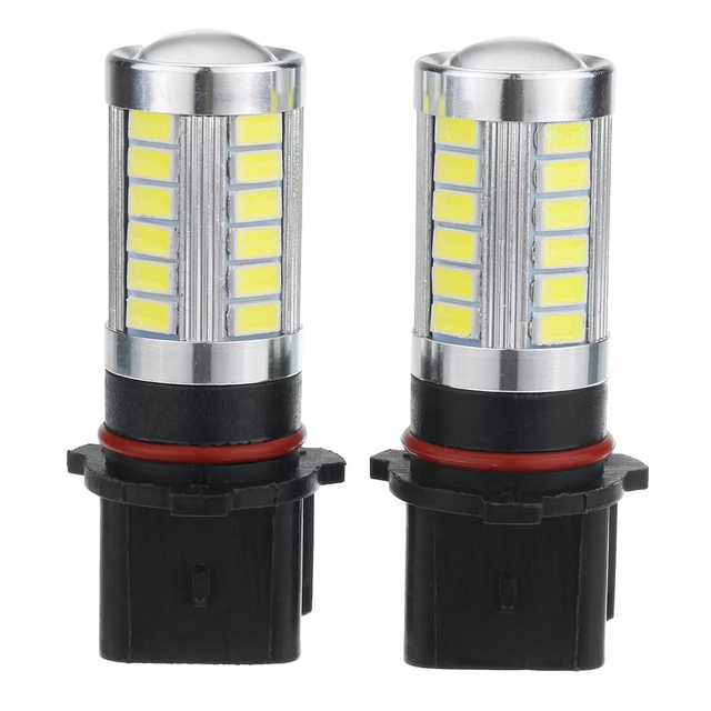 1pcs P13W Xenon White LED Bulb Fog Daytime Running Light for Au Di A4 B8 Peugeot 508