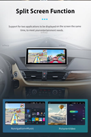 Uckazy 10.25 "AutoRadio Android 14 pour BMW X1 E84 CIC 2009-2013 Multimédia Android Écran Carplay Radio GPS Navigation Stéréo