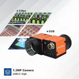 Support Jetson Nanos 1.2MP CCD C mount Image Processing USB 3.0 global Shutter Camera for Vision Inspection Contrastech