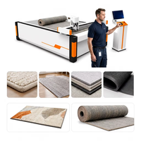 Machine de découpe à couteau oscillant pour tissus de revêtements de meubles, housses de siège, tapis de sol, avec certification CE