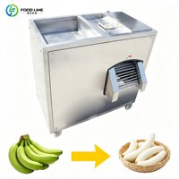 Kleine industriële machine voor het schillen van groene bananen en plantains