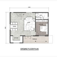 Villa Quacent à 3 étages, grande villa au design moderne, maison miniature pour complexe hôtelier polyvalent, maison préfabriquée, installation rapide