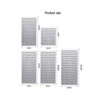 Plancher en plastique à lattes pour volailles, en PP épaissi, pour l'évacuation du fumier de canard, oie, pigeon, dinde, caille, pour élevage en cage