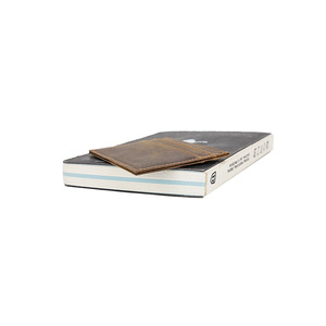 personalizado Vintage loco caballo genuino de cuero de <span class=keywords><strong>vaca</strong></span> Mini tarjeta de crédito titular de <span class=keywords><strong>la</strong></span> tarjeta Cartera de OEM - Product Image 6