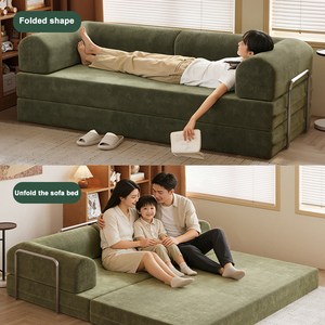 Canapé-<span class=keywords><strong>lit</strong></span> convertible 3 <span class=keywords><strong>places</strong></span> en mousse sans os, fabriqué en usine OEM, compressé sous vide, pliable, pour salon - Product Image 6