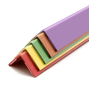 Protection d'angle murale en <span class=keywords><strong>PVC</strong></span> rouge, protection de bord, 2,5/3,6/4/4,8 cm, bordure en plastique en forme de L pour salon, chambre à coucher, cuisine - Product Image 2