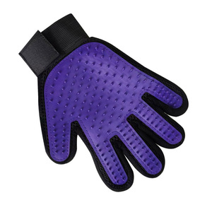 Gant de toilettage pour animaux Xintu, type aiguille violette, pour le bain et le nettoyage des chats et des chiens - Product Image 2