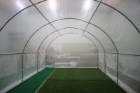 Serre de jardin moderne en film PE écologique, facilement assemblable pour la culture hydroponique à domicile, fabriquée à partir de matériaux naturels résistants à la pression