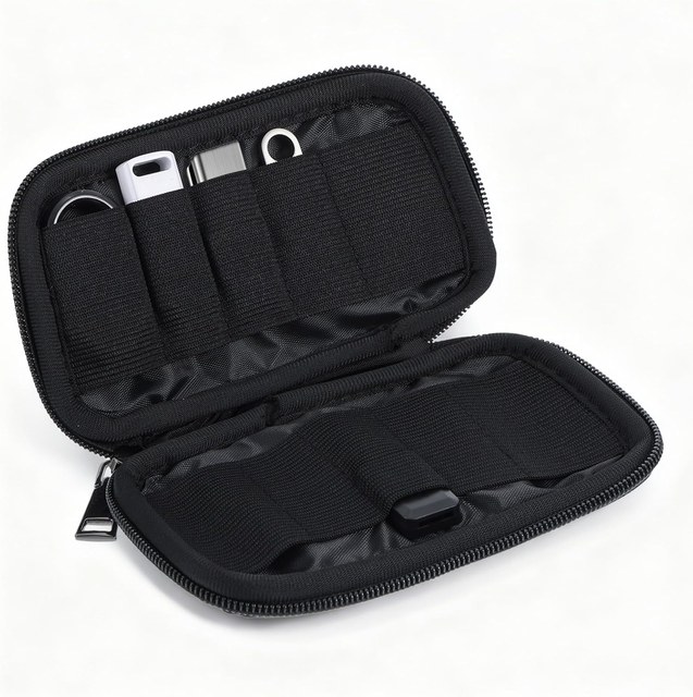 Dustproof Durable USB Flash Drive Case USB Thumb Drive Storage Tool Bag for Electronic Accessories Organizer Travel Pouch Bag