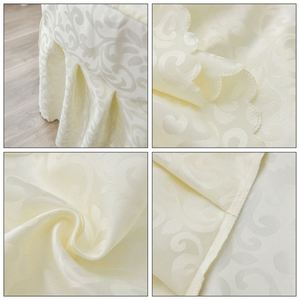Housses de chaise en polyester lavables en machine, couleurs unies, housses de chaise simples avec ruban et nœud pour événements - Product Image 4