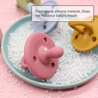 Conception personnalisée sans BPA sucette adulte en silicone pour bébé sublimation factice bavoirs chaîne de sucette bébé dessin animé