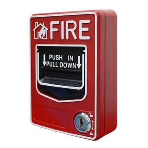 Accessoire de système d'<span class=keywords><strong>alarme</strong></span> <span class=keywords><strong>incendie</strong></span> à bouton-poussoir manuel conventionnel, station de tirage sans fil en ABS de qualité, <span class=keywords><strong>alarme</strong></span> sonore jusqu'à 10 m - Product Image 5