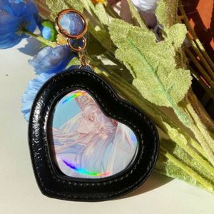 Funda de cuero duradera al por mayor para insignias con llavero, cubierta de 58 mm para lotes de insignias de estaño - Product Image 1