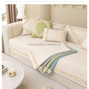 Coussins <span class=keywords><strong>de</strong></span> canapé en chenille, coussins <span class=keywords><strong>de</strong></span> siège antidérapants toutes saisons, housses <span class=keywords><strong>de</strong></span> canapé minimalistes haut <span class=keywords><strong>de</strong></span> gamme, housses <span class=keywords><strong>de</strong></span> canapé en cuir - Product Image 6