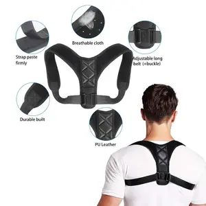 Adjustable Back Support Brace Belt Stretcher Straightener Magnetic Body Correct Postural Shoulder Posture Corrector