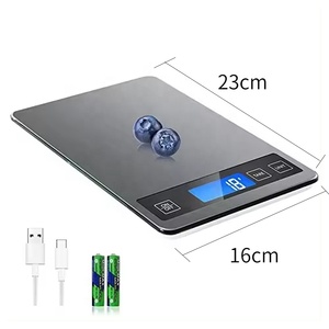 Nuovo arrivo bilancia digitale elettronica da cucina durevole in acciaio inossidabile bilancia per alimenti 5kg 10kg 15kg bilancia da cucina - Product Image 2