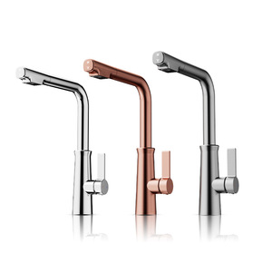 Kitchen Faucet 360 Degree Rotate Single Handle Deck Mounted Modern Ceramic Valve Core - Product Image 2