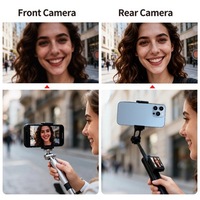 Mini support de téléphone pour perche à selfie avec reconnaissance de scène IA, écran de vision arrière et contrôle photo à distance