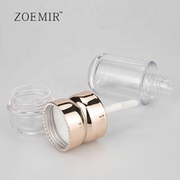 Tubes de brillant à lèvres double embout 12g et 4g, flacons vides pour rouge à lèvres liquide, conteneurs vides 2-en-1 pour correcteur, emballages en plastique pour blush liquide