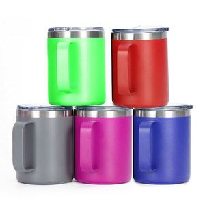 Tasses en acier inoxydable personnalisées de 12/14 oz, bouteilles modernes portables à double isolation sous vide pour l'eau et le café - Product Image 6