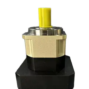 High Quality AB Serious Helical Gears Square Body Planetary Gearbox Output Shaft with Flange