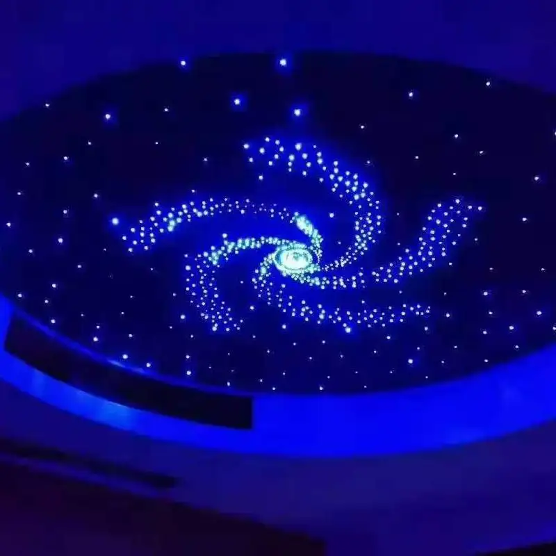 Custom Shooting Star Effect Star Plafondsystemen Glasvezel Ster Plafondlichtpanelen Voor Thuisbioscoop Nachtclub