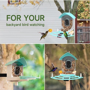 Mangeoire à <span class=keywords><strong>oiseaux</strong></span> intelligente, étanche, solaire, avec vision à distance - Product Image 4