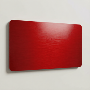 Panneau sandwich 5 mm en aluminium avec revêtement PVDF rouge 5595, ignifuge, moderne, pour enseigne de bâtiment de bureau - Product Image 6