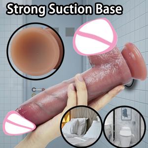 リアルな液体シリコーンソフト100% 防水吸引カップポータブル環境にやさしいエンハンサーセクシーディルドセックスおもちゃ用 - Product Image 2