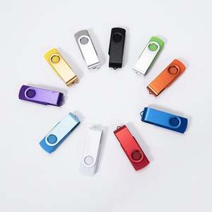 Unidad Flash USB Giratoria de Metal de Alta Velocidad Personalizada, 32G 64G, Logotipo Personalizado, Unidad USB Publicitaria Corporativa para Regalo Promocional - Product Image 4