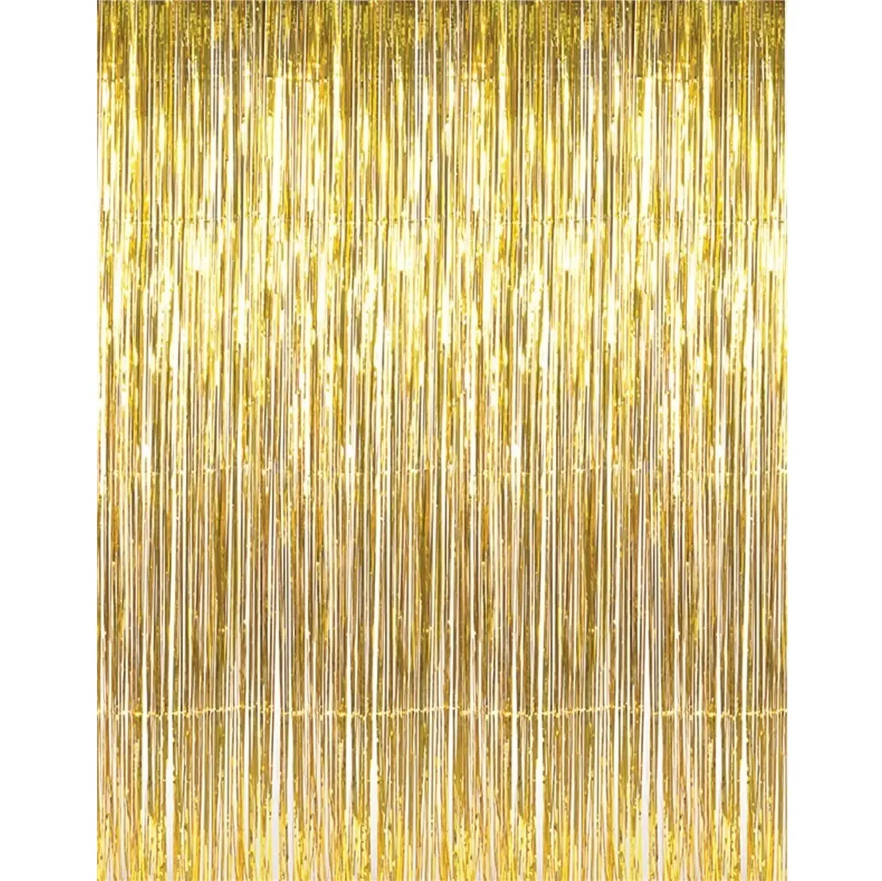 3.2 ft x 9.8 ft Metallic Tinsel Foil Fringe tende per la festa foto sfondo Halloween addio al nubilato Wedding Decor XD010