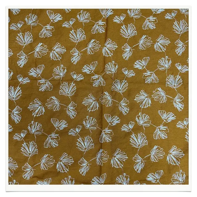 SP-3473 Exquisite floral patterns 23%polyester 54%rayon 23%linen fabric for clothing