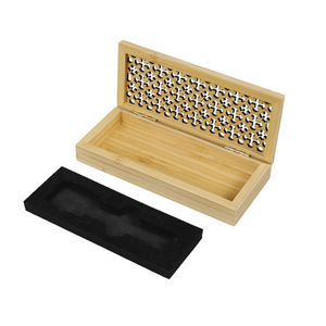 DS Handmade Rectangle Hollow-out Hinged Lid Eco-friendly Luxury Bamboo MDF Customizable Storage <b>Box</b> Delicate Tooling-Wine <b>Box</b> - Product Image 2
